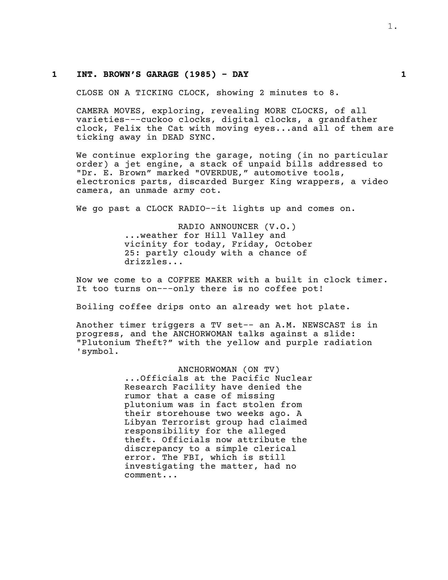 Back to the Future I Movie Script Gift for Friends Screenplay Gift for Movie Lovers Memorabilia Movie Gift Ideas for Friends Movie
