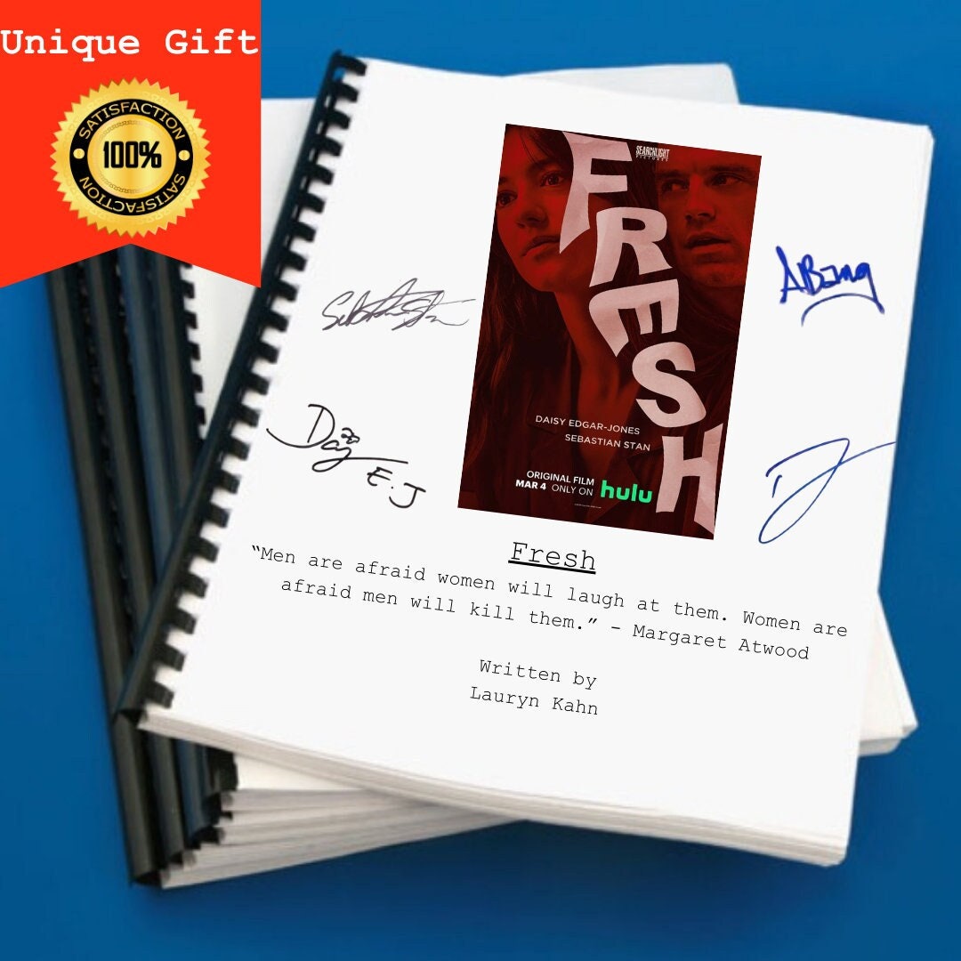 Fresh Movie Script Gift for Film Buffs Gift for Movie Lovers Gift Idea Film Memorabilia Gift for Friend Gift for Movie Lover