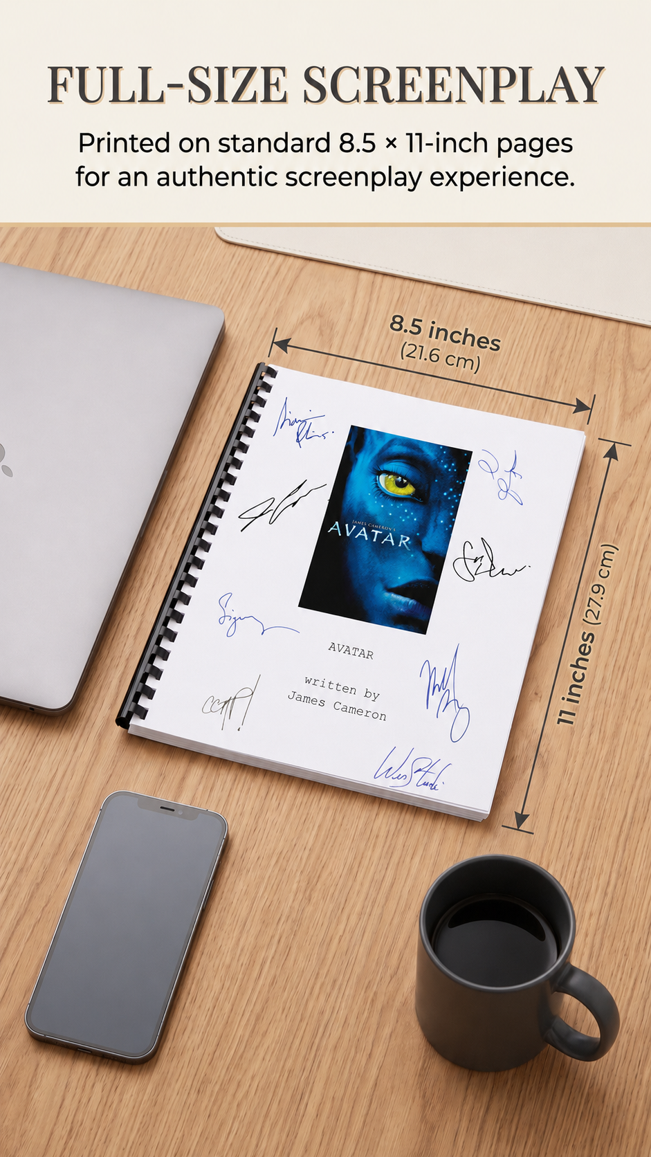 Avatar Movie Script Screenplay Gift for Film Buffs Gift for Movie Lovers Gift Idea Movie Memorabilia Gift for Friend Gift Ideas Gifts Friend