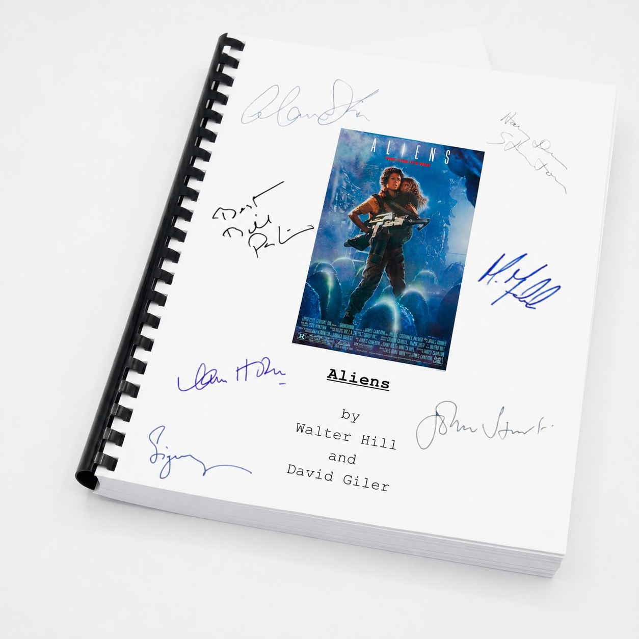 Aliens Movie Script Gift for Friends Screenplay Gift for Movie Lovers Memorabilia Movie Gift Ideas for Friends Movie Memorabilia Gift