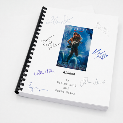 Aliens Movie Script Gift for Friends Screenplay Gift for Movie Lovers Memorabilia Movie Gift Ideas for Friends Movie Memorabilia Gift
