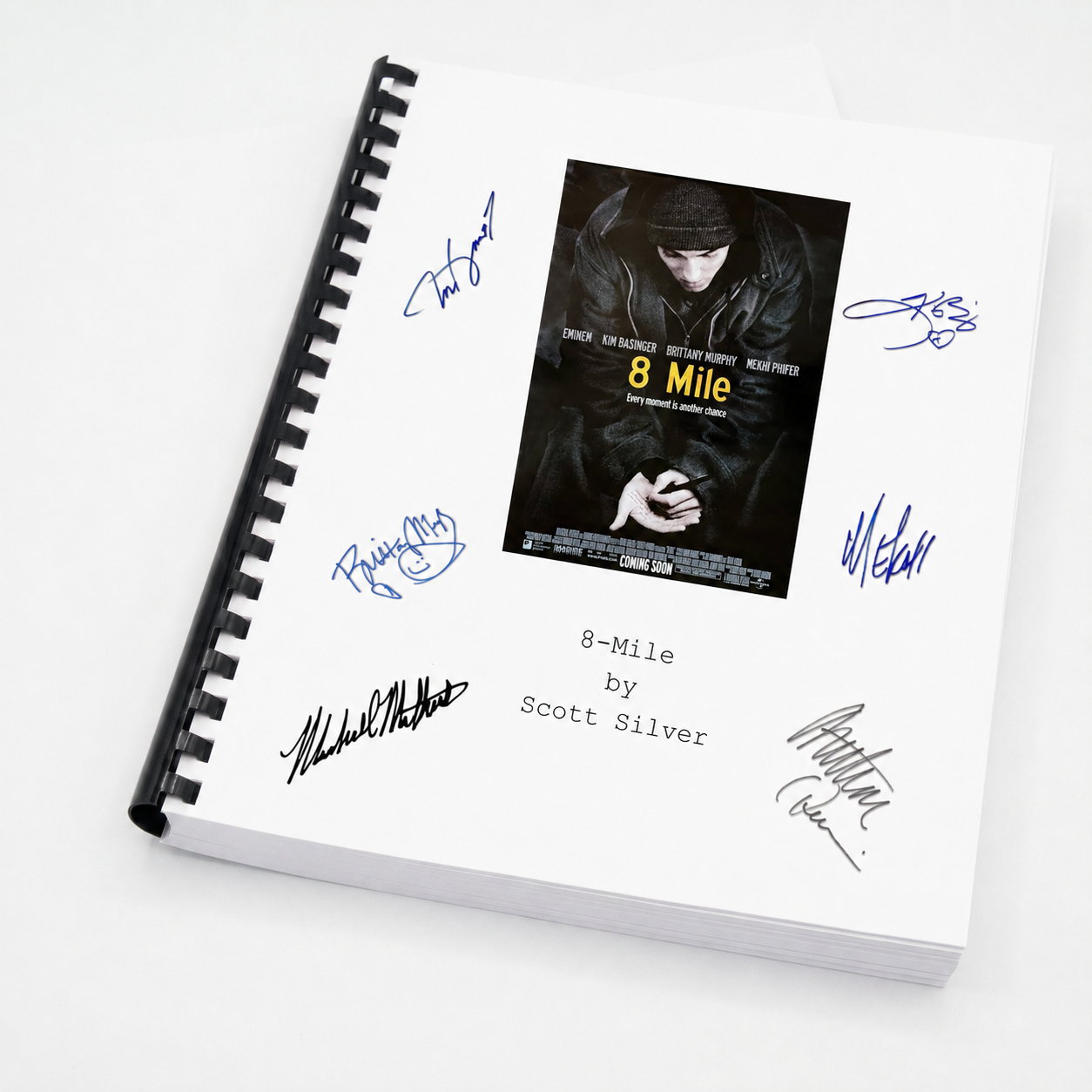 8-Mile Movie Script Screenplay Gift for Film Buffs Gift for Movie Lovers Gift Idea Movie Memorabilia Gift for Friend Gift Ideas Gift