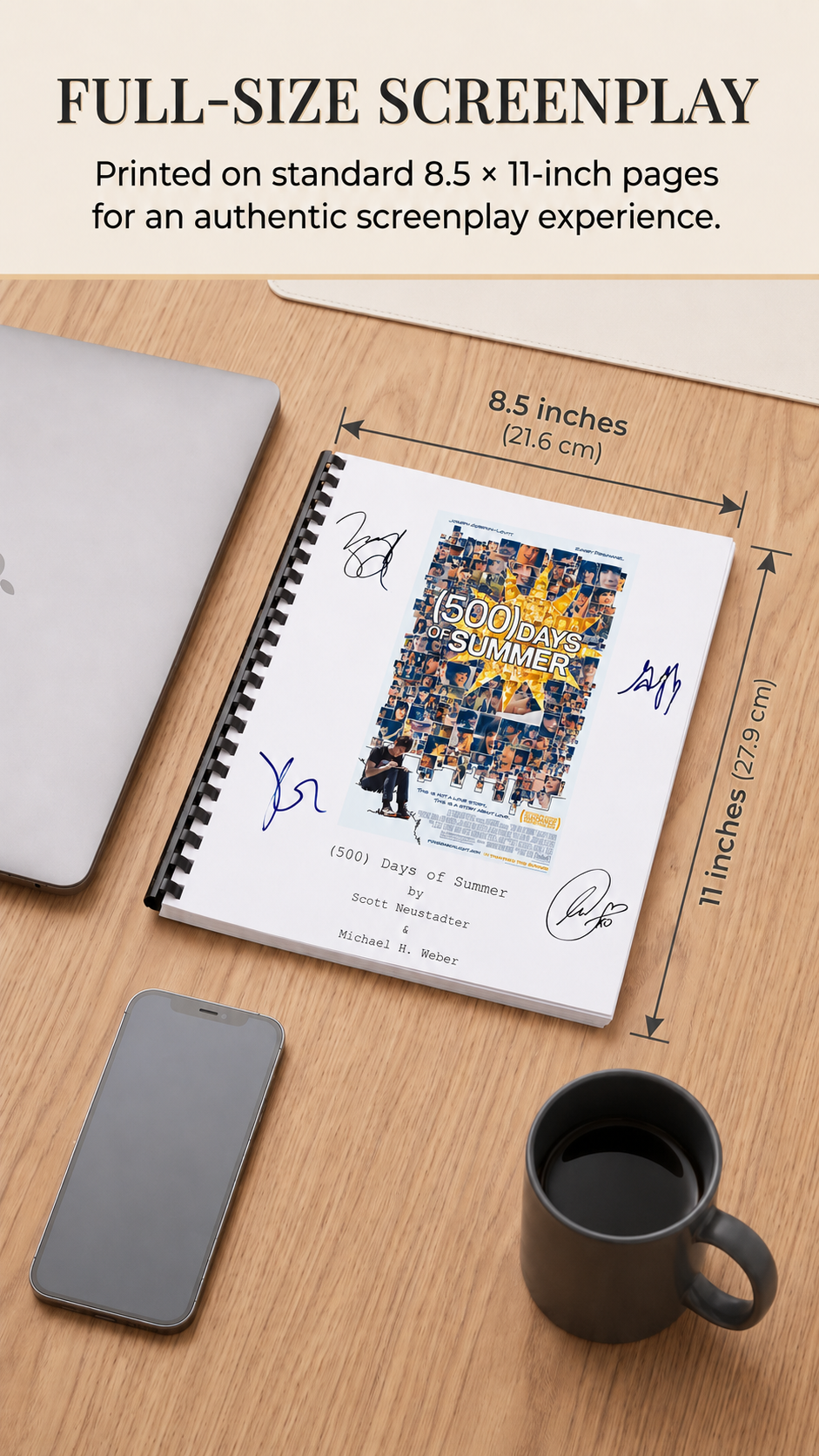 500 Days of Summer Movie Script Screenplay Gift for Friends Birthday Gift for Movie Lovers Gift Idea Movie Memorabilia Customizable Print