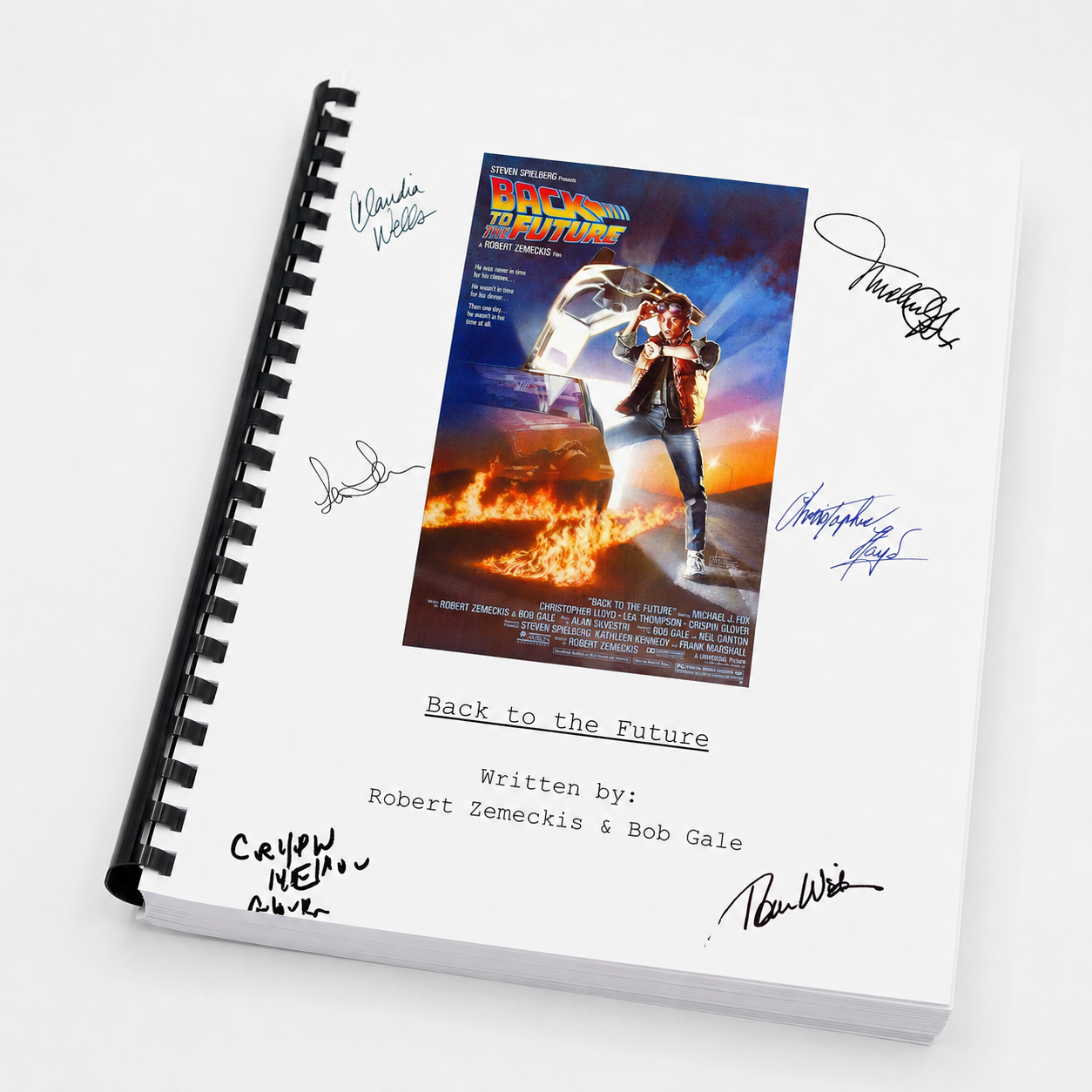 Back to the Future I Movie Script Gift for Friends Screenplay Gift for Movie Lovers Memorabilia Movie Gift Ideas for Friends Movie