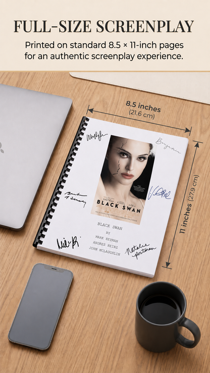 Black Swan Movie Script Screenplay Gift for Film Buffs Gift for Movie Lovers Gift Idea Movie Memorabilia Gift for Friend Gift Ideas Gifts