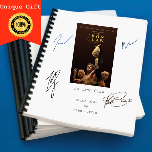 Iron Claw Movie Script Screenplay Gift for Film Buffs Gift for Movie Lovers Gift Idea Movie Memorabilia Gift for Friend Gift Ideas Gifts