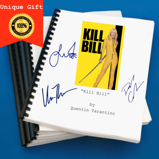 Kill Bill 1 Movie Script Screenplay Gift for Film Buffs Gift for Movie Lovers Gift Idea Movie Memorabilia Gift for Friend Gift Ideas Gifts