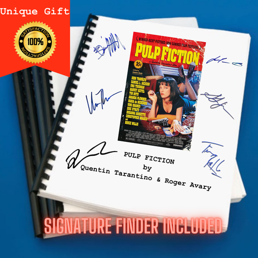 Pulp Fiction Movie Script Screenplay Gift for Film Buffs Gift for Movie Lovers Gift Idea Movie Memorabilia Gift for Friend Gift Ideas Gift