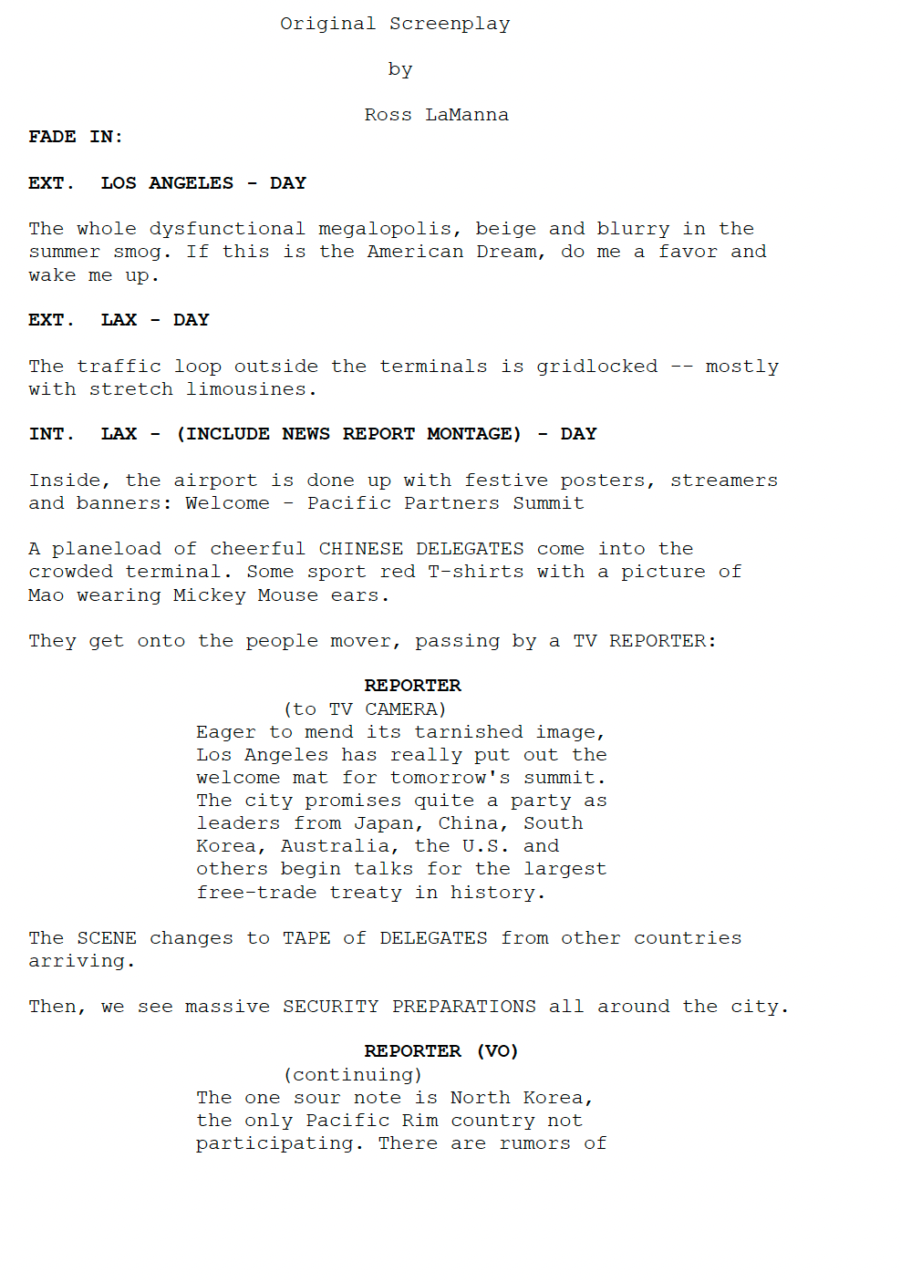 Rush Hour Movie Script Screenplay Gift for Film Buffs Gift for Movie Lovers Gift Idea Movie Memorabilia Gift for Friend Gift Ideas Gift