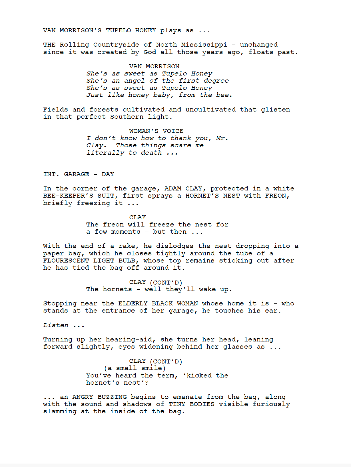 The Beekeeper Movie Script Screenplay Gift for Film Buffs Gift for Movie Lovers Gift Idea Movie Memorabilia Gift for Friend Gift Ideas