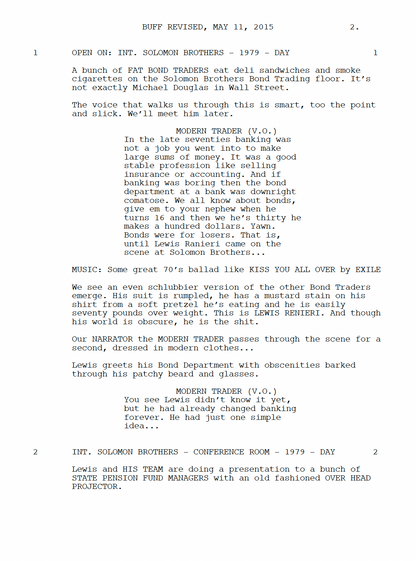 The Big Short Movie Script Screenplay Gift for Friends Birthday Gift for Movie Lovers Gift Idea Movie Memorabilia Customizable Print