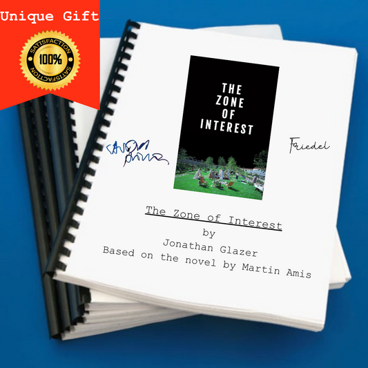 The Zone of Interest Movie Script Screenplay Gift for Film Buffs Gift for Movie Lovers Gift Idea Movie Memorabilia Gift for Friend Gift Idea