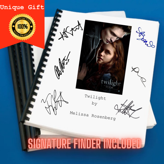 Twilight Movie Script Screenplay Gift for Film Buffs Gift for Movie Lovers Gift Idea Movie Memorabilia Gift for Friend Gift Ideas Gift