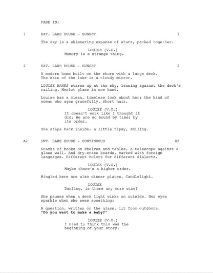 Arrival Movie Script Gift for Friends Screenplay Gift for Movie Lovers Memorabilia Movie Gift Ideas for Friends Movie Memorabilia Gift