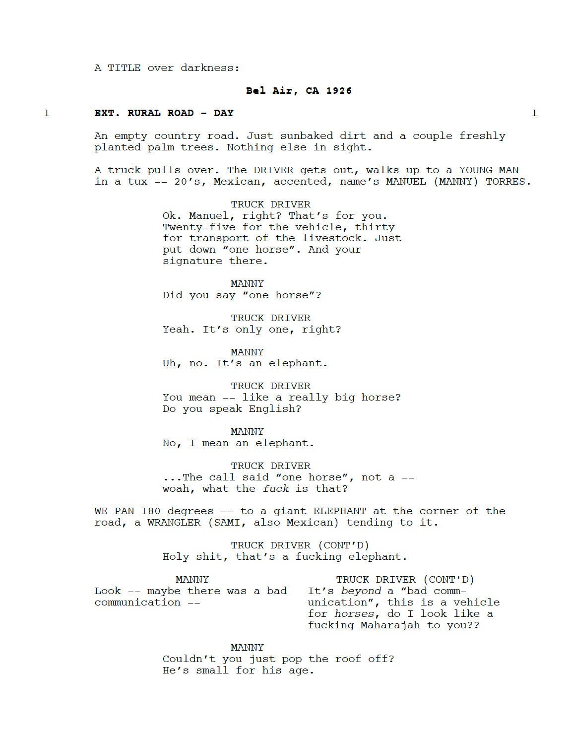 Babylon Movie Script Screenplay Gift for Film Buffs Gift for Movie Lovers Friend Gifts Memorabilia for Film Gift Idea Best Gift Gift for Him
