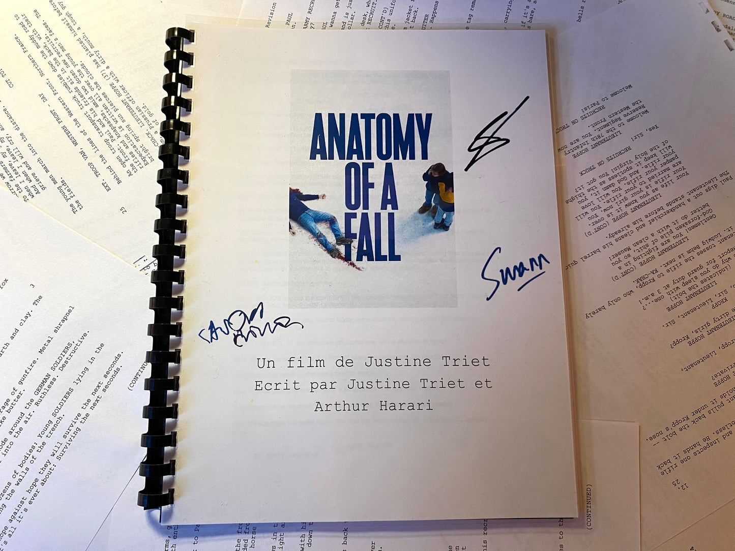 Anatomy of a Fall Movie Script Screenplay Gift for Film Buffs Gift for Movie Lovers Gift for Friend Gift Idea Gift for Film Lovers Gifts