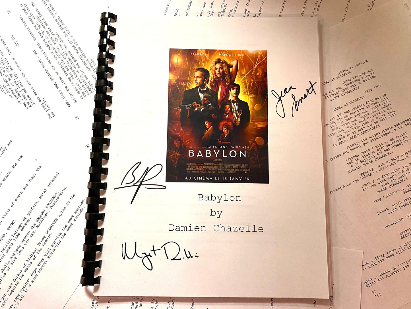 Babylon Movie Script Screenplay Gift for Film Buffs Gift for Movie Lovers Friend Gifts Memorabilia for Film Gift Idea Best Gift Gift for Him
