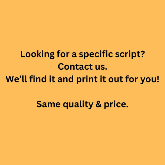 Aliens Movie Script Gift for Friends Screenplay Gift for Movie Lovers Memorabilia Movie Gift Ideas for Friends Movie Memorabilia Gift
