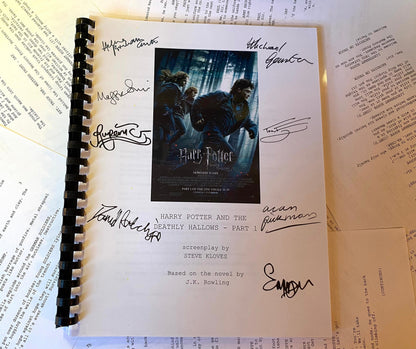 Harry Potter and the Deathly Hallows Part One Movie Script Gift for Friends Screenplay Gift for Movie Lovers Memorabilia Movie Gift Ideas