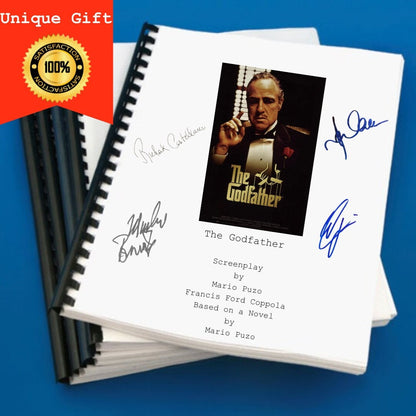 The Godfather Movie Script Screenplay Gift for Film Buffs Gift for Movie Lovers Gift Idea Movie Memorabilia Gift for Friend Gift Ideas Gifts