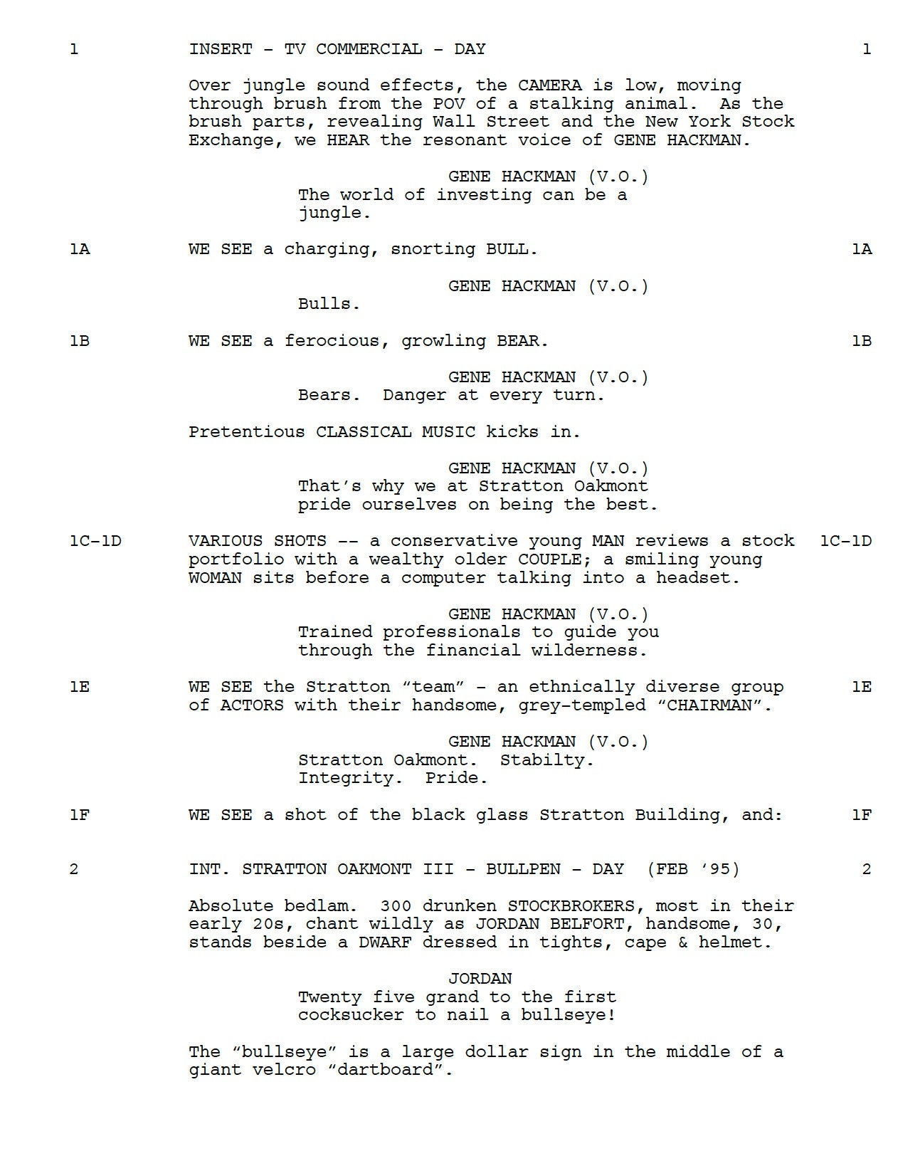The Wolf of Wall Street Movie Script Screenplay Gift for Film Buffs Gift for Movie Lovers Gift Idea Movie Memorabilia Gift for Friend Gift