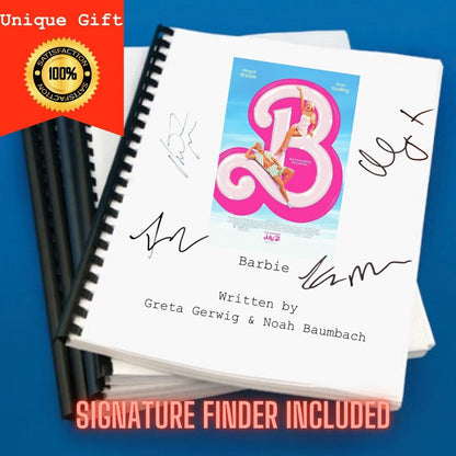 Barbie Movie Script Screenplay Gift for Film Buffs Gift for Movie Lovers Gift Idea Movie Memorabilia Gift for Friend Gift Ideas Film Gifts