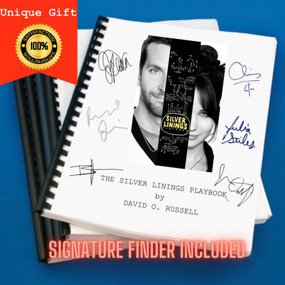 The Silver Linings Playbooks Movie Script Screenplay Gift for Film Buffs Gift for Movie Lovers Gift Idea Movie Memorabilia Gift for Friend