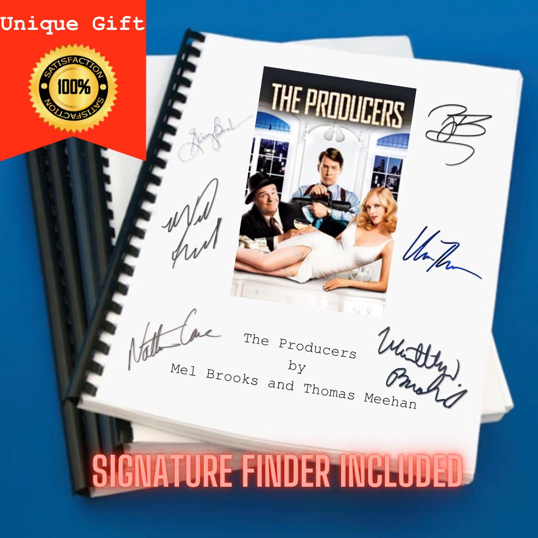 The Producers (2005) Movie Script Screenplay Gift for Film Buffs Gift for Movie Lovers Gift Idea Movie Memorabilia Gift for Friend Gift