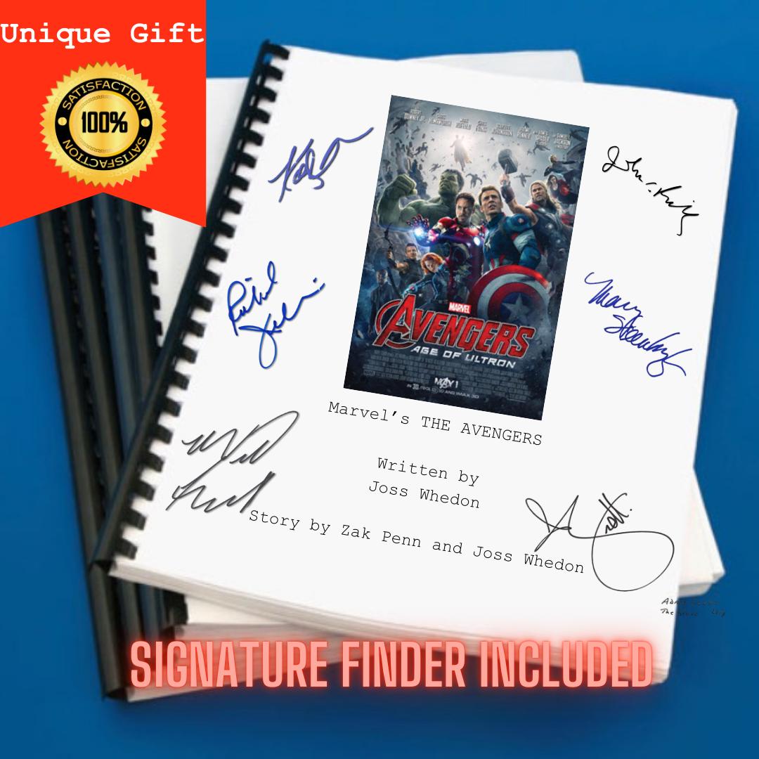 The Avengers Movie Script Screenplay Gift for Film Buffs Gift for Movie Lovers Gift Idea Movie Memorabilia Gift for Friend Gift Ideas Gift