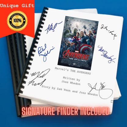 The Avengers Movie Script Screenplay Gift for Film Buffs Gift for Movie Lovers Gift Idea Movie Memorabilia Gift for Friend Gift Ideas Gift