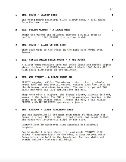 American History X Movie Script Screenplay Gift for Film Buffs Gift for Movie Lovers Gift Idea Movie Memorabilia Gift for Friend Gift