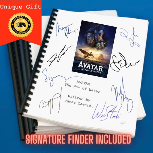 Avatar The Way of Water Movie Script Screenplay Gift for Film Buffs Gift for Movie Lovers Gift Idea Movie Memorabilia Gift for Friend Gift