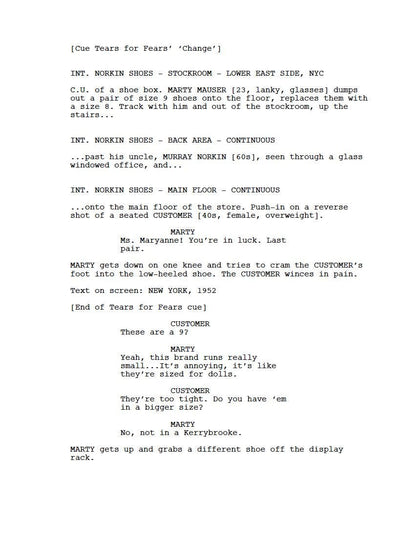 Marty Supreme Movie Script Screenplay Gift for Film Buffs Gift for Movie Lovers Gift Idea Movie Memorabilia Gift for Friend Gift Ideas