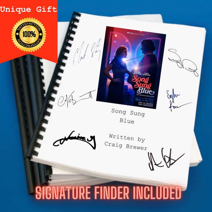 Song Sung Blue Movie Script Screenplay Gift for Film Buffs Gift for Movie Lovers Gift Idea Movie Memorabilia Gift for Friend Gift Ideas