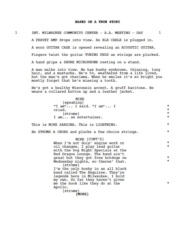 Song Sung Blue Movie Script Screenplay Gift for Film Buffs Gift for Movie Lovers Gift Idea Movie Memorabilia Gift for Friend Gift Ideas