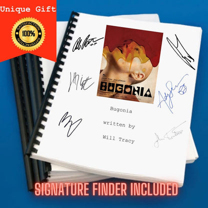 Bugonia Movie Script Screenplay Gift for Film Buffs Gift for Movie Lovers Gift Idea Movie Memorabilia Gift for Friend Gift Ideas