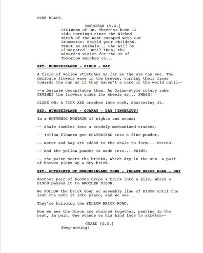 Wicked For Good Movie Script Screenplay Gift for Film Buffs Gift for Movie Lovers Gift Idea Movie Memorabilia Gift for Friend Gift Ideas