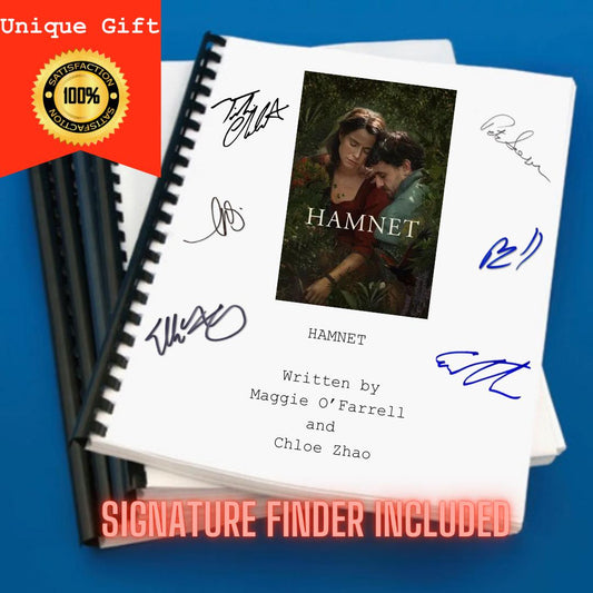 Hamnet Movie Script Screenplay Gift for Film Buffs Gift for Movie Lovers Gift Idea Movie Memorabilia Gift for Friend Gift Ideas