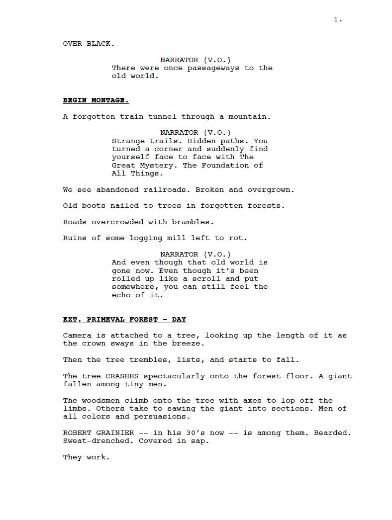 Train Dreams Movie Script Screenplay Gift for Film Buffs Gift for Movie Lovers Gift Idea Movie Memorabilia Gift for Friend Gift Ideas