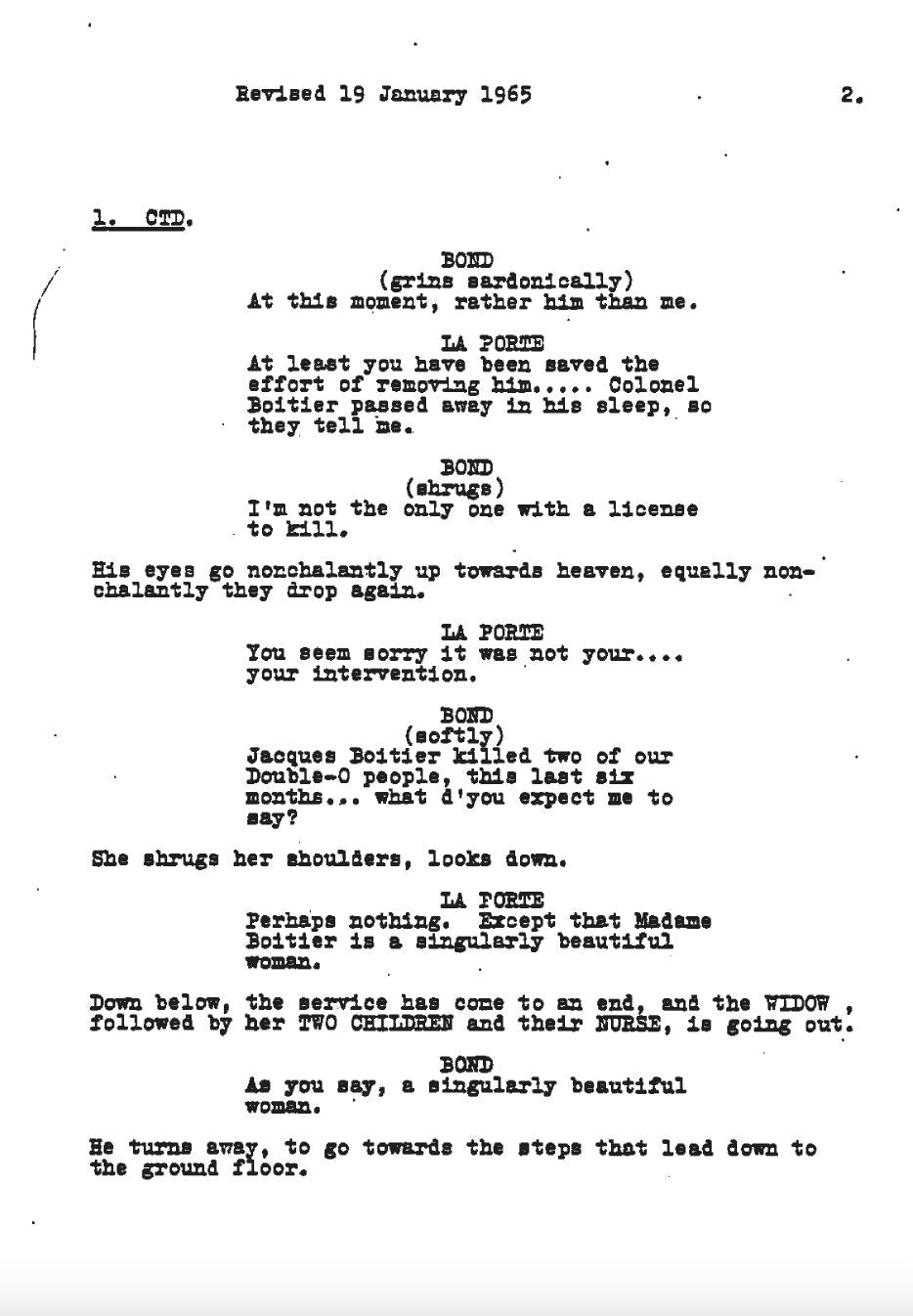 Thunderball 007 Movie Script Screenplay Gift for Film Buffs Gift for Movie Lovers Gift Idea Movie Memorabilia Gift for Friend Gift Ideas