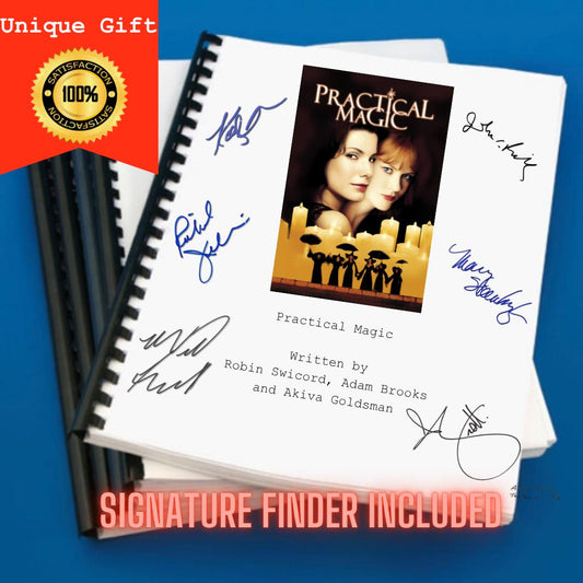Practical Magic Movie Script Screenplay Gift for Film Buffs Gift for Movie Lovers Gift Idea Movie Memorabilia Gift for Friend Gift Ideas
