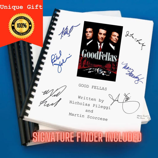 Goodfellas Movie Script Screenplay Gift for Film Buffs Gift for Movie Lovers Gift Idea Movie Memorabilia Gift for Friend Gift Ideas