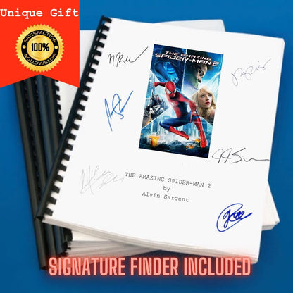The Amazing Spiderman 2 (2014) Movie Script: Printed Reproductions (21 x 29.7 cm)