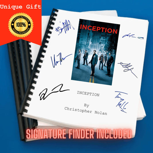 Inception Movie Script Screenplay – Film Buff Memorabilia (21 x 29.7 cm)