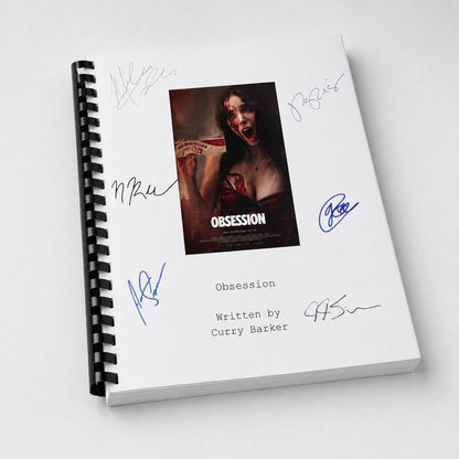 Obsession Movie Script Screenplay Gift for Film Buffs Gift for Movie Lovers Gift Idea Movie Memorabilia Gift for Friend Gift Ideas
