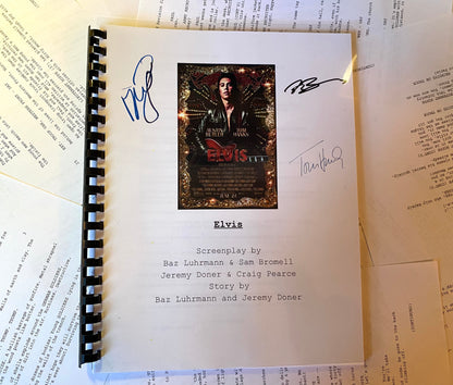 Elvis Movie Script Gift for Friends Screenplay Gift for Movie Lovers Memorabilia Movie Gift Ideas for Friends Movie Memorabilia Gift