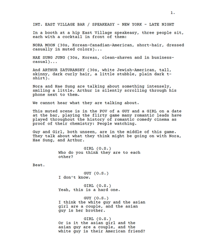 Past Lives Movie Script Screenplay Gift for Film Buffs Gift for Movie Lovers Gift Idea Movie Memorabilia Gift for Friend Gift Ideas Gifts