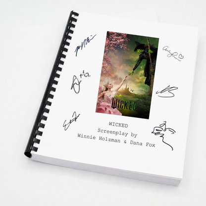 Wicked (2024) Movie Script Screenplay Gift for Film Buffs Gift for Movie Lovers Gift Idea Movie Memorabilia Gift for Friend Gift Ideas Gift
